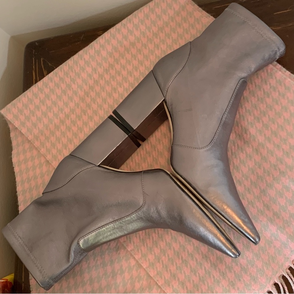 Stuart Weitzman Stuart 75 Block Stretch Bootie - Picture 5 of 13